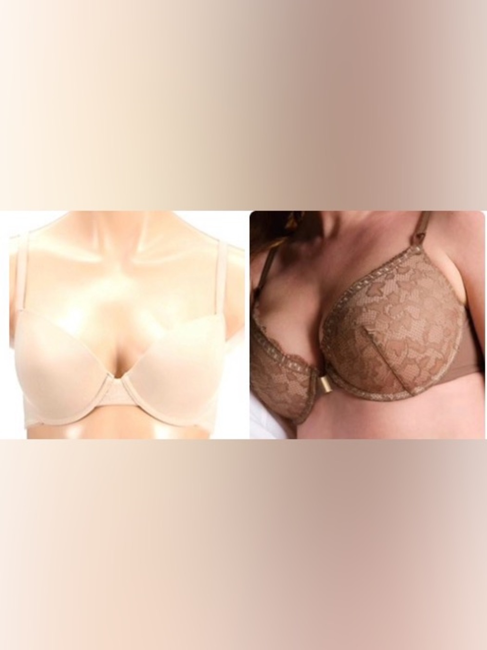34 D SOMA EMBRACEABLE LACE PUSH UP BRA & MAIDENFORM COMFORT DEVOTION U-WIRE NWOT